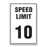 SPEED LIMIT 10 SIGNS